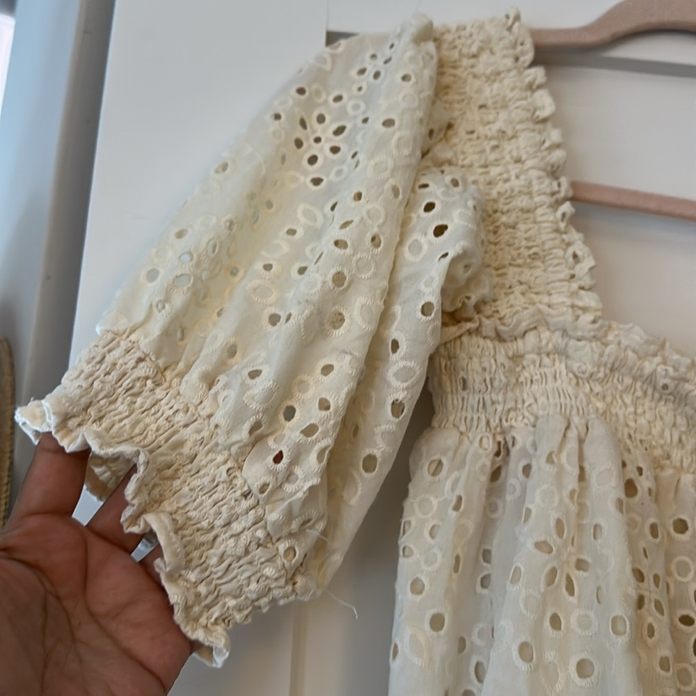 MILAN BLOUSE | NATURAL | Rylee and Cru - Picture 4 of 5